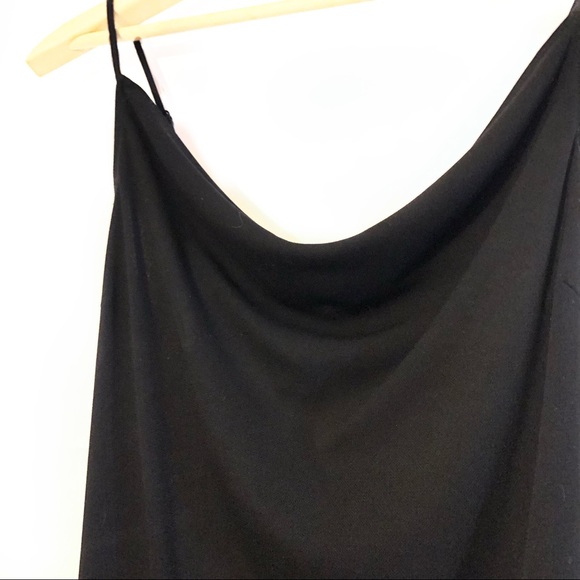 Forever 21 Cowl Scoop Neck Slip 90s Dress Tie Back - Picture 3 of 8